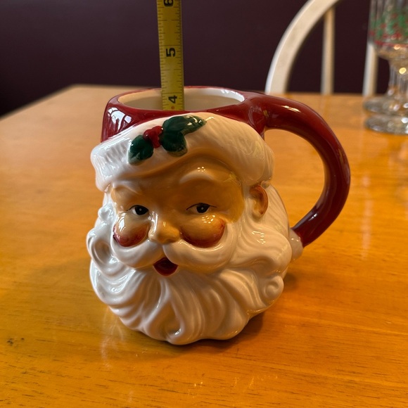 Stoneware Santa mug from Cracker Barrel. New with tag - Picture 7 of 8
